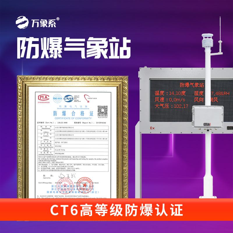 大屏款防爆氣象站