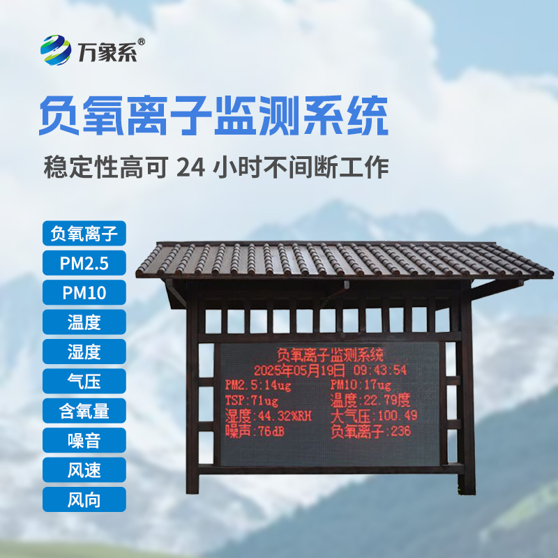 國產(chǎn)全自動負(fù)氧離子在線監(jiān)測系統(tǒng)